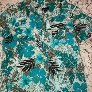 Tropical Button Down Shirt